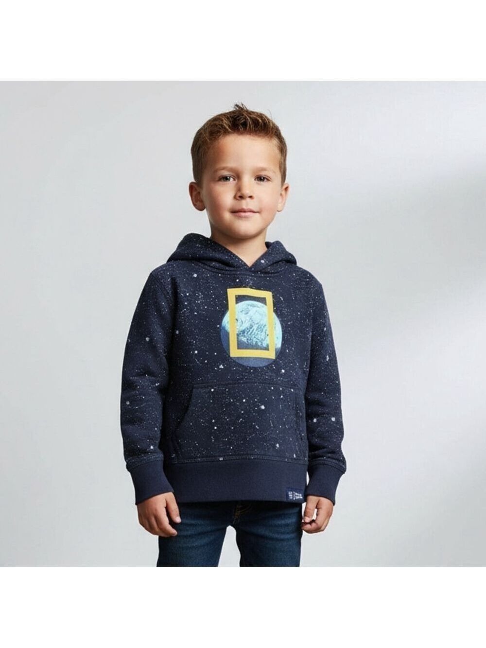 GAP kids cotton blend sweater sweatshirt hoodie black Sz XS 4-5T Cosmic Nomad
